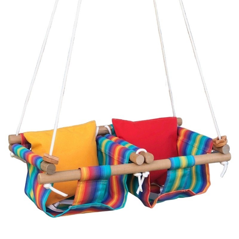 Baby Toddler Twins Swing, Outdoor Swing For Twins