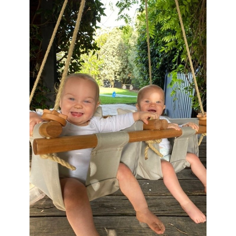 Baby Toddler Twins Swing, Outdoor Swing For Twins